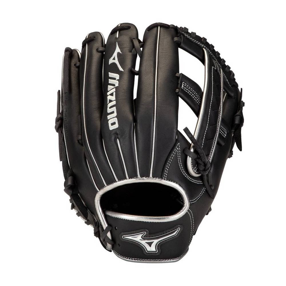 Panske Rukavice Mizuno MVP Prime SE Slowpitch 12.5" Softball Čierne/Strieborne Vypredaj HBLE72461